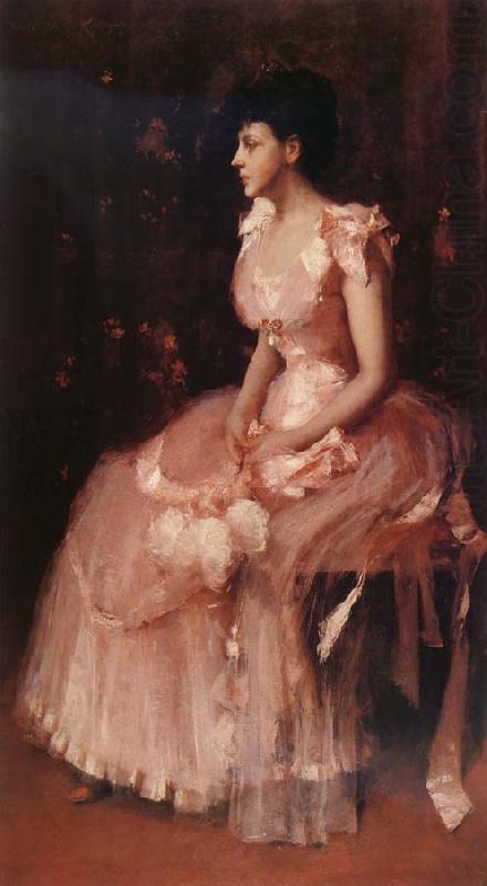 William Merritt Chase The girl in the pink china oil painting image